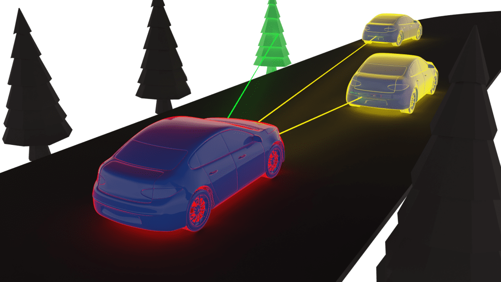 Autonomous Vehicle Detecting Objects