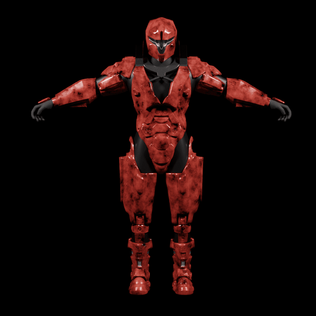 Halo Character Model Front