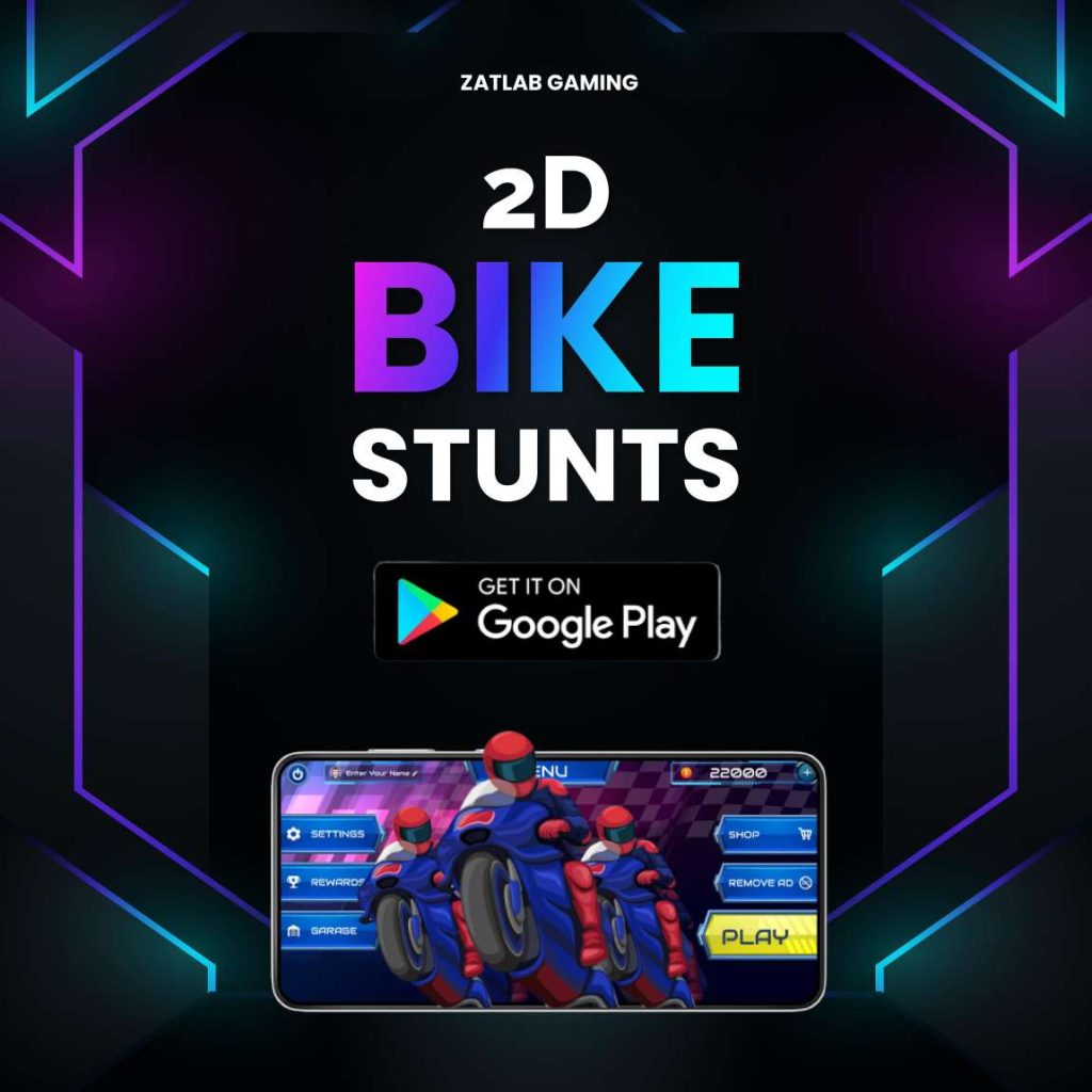 2D bike stunts game