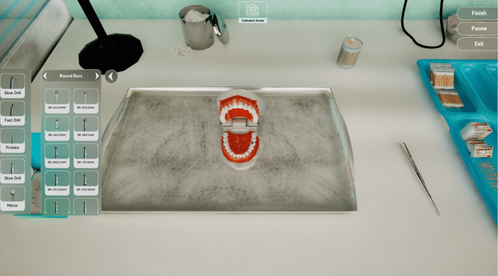 simdent dental training simulator zatnav