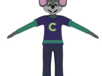 Chuck e Cheese 3D Model