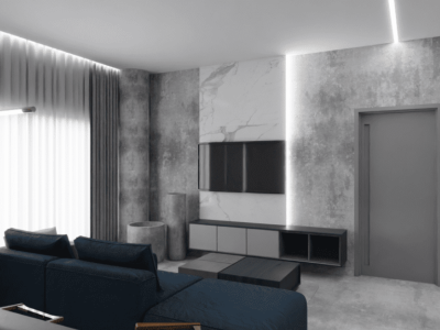 Interior House 3D Render zatnav